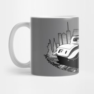 34 Ford with city skyline Mug